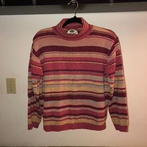 [Tiara] Mock Turtleneck Multicolored